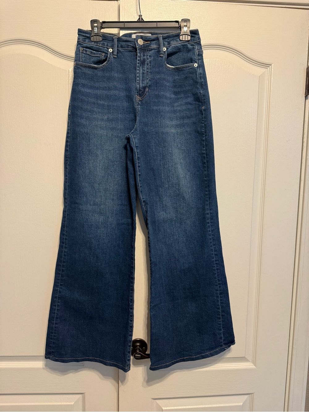 Dear John Classic Wide-Leg Women’s Jeans - Dark Blue